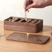 Personalised Walnut Wood Jewellery Box – Double Layer Storage