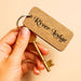 Personalised Wooden Keyrings for Airbnb Hosts | Add Guest Info, Host Contact & QR Codes