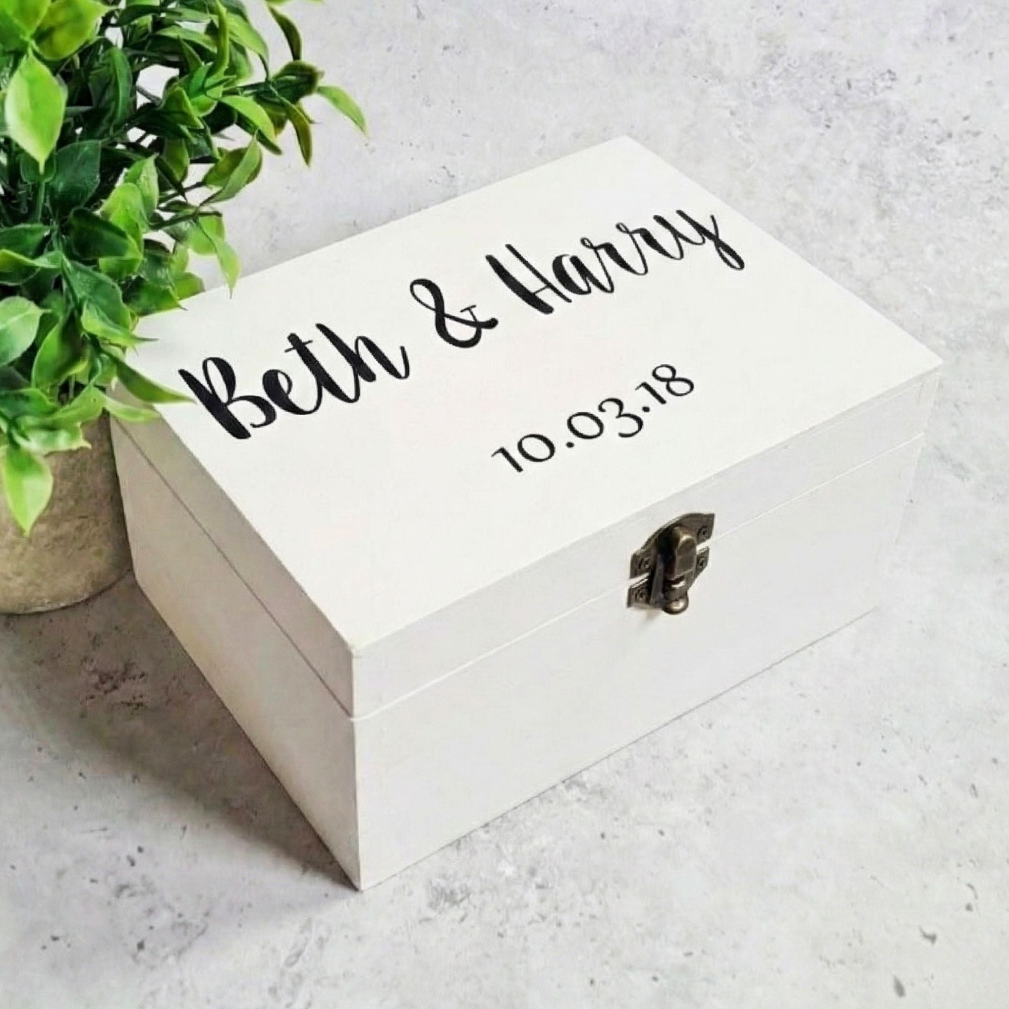 Personalised Wooden Memory Box