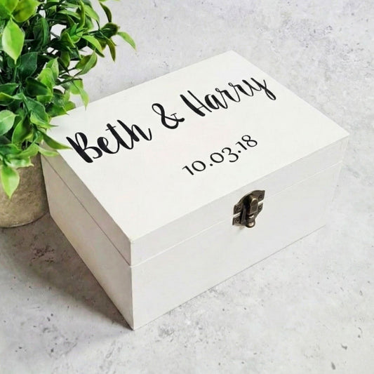 Personalised Wooden Memory Box