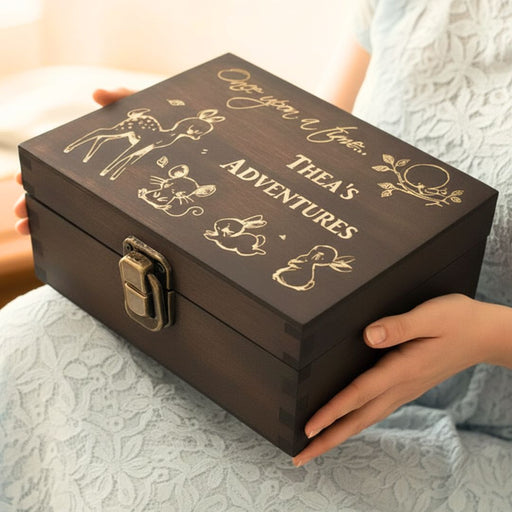 Personalised Woodland Animal Childrens Keepsake Box
