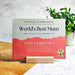 Personalised World's Best Mum Metal Certificate