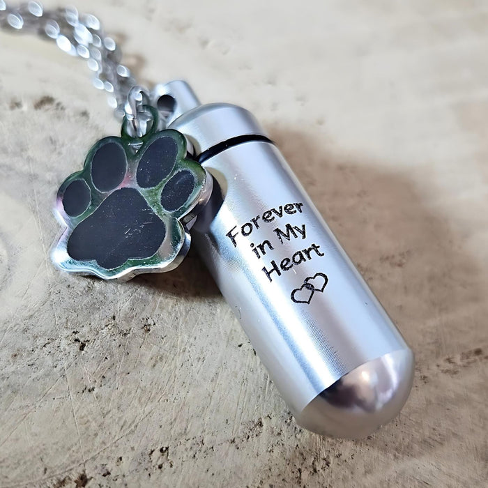 Pet Cremation Ashes Necklace