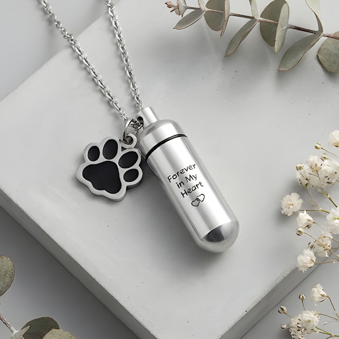 Pet Cremation Ashes Necklace