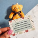 Pocket Comfort Bear and Wallet Card Poem - Bereavement and Loss Sympathy Gift