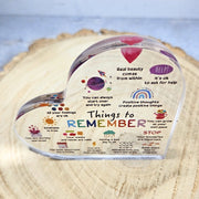 Positive Affirmations Heart Ornament