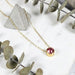 Precious Birthstone Pendant Necklace