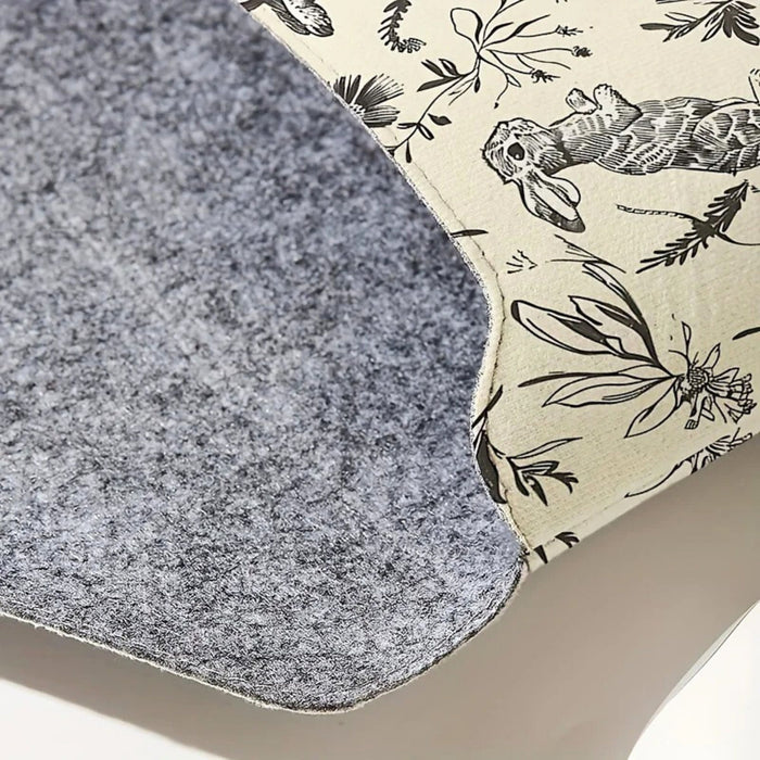 Rabbit Print Laptop Sleeve | Soft Fabric Laptop & Tablet Case