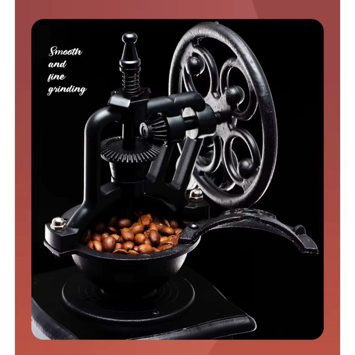 Retro Manual Coffee Grinder – Ferris Wheel Hand Coffee Grinder with Burr Mechanism