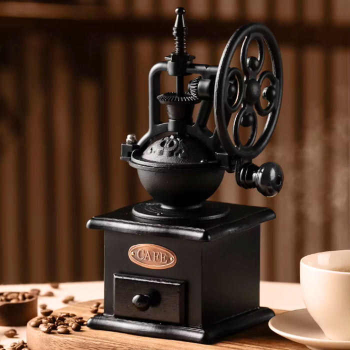 Retro Manual Coffee Grinder – Ferris Wheel Hand Coffee Grinder with Burr Mechanism