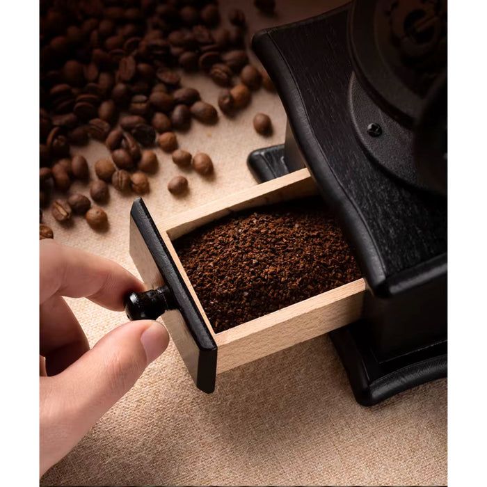 Retro Manual Coffee Grinder – Ferris Wheel Hand Coffee Grinder with Burr Mechanism