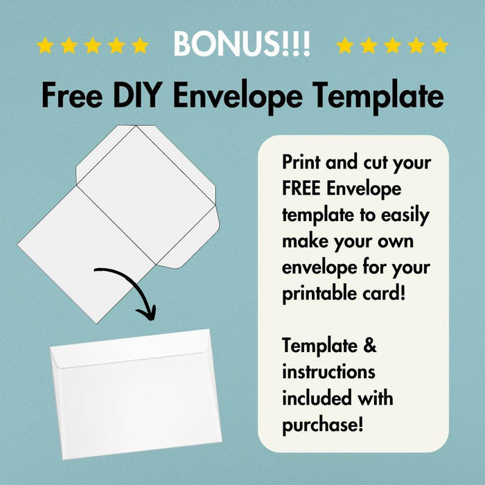 Retro Vinyl Printable Valentine’s Card | Instant Download