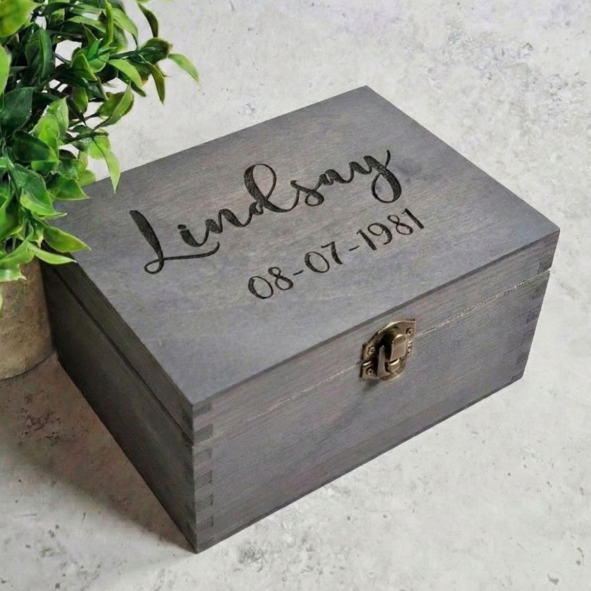 Romantic Anniversary Gift for Wife I Wedding Memory Box I Gift Idea - 6 Sizes Small to XLarge