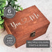 The Perfect 5th Anniversary Gift: Custom 'You & Me' Couples Memory Box