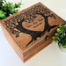 Tree of Life Memory Box I Personalised Large Wooden Family Keepsake Chest - - 6 Sizes Small to XLarge
