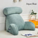 Ultra-Soft Memory Foam Reading Pillow with Back & Lumbar Support