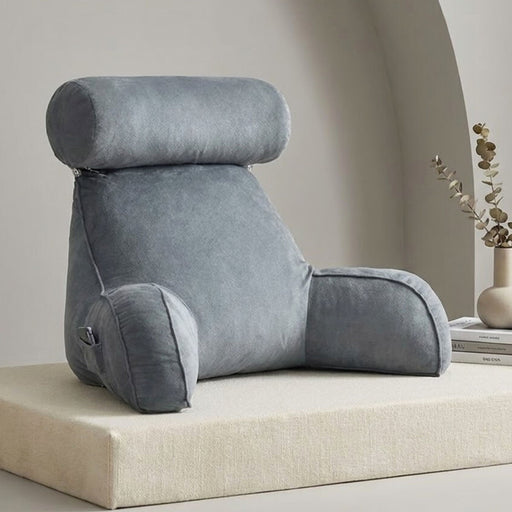 Ultra-Soft Memory Foam Reading Pillow with Back & Lumbar Support