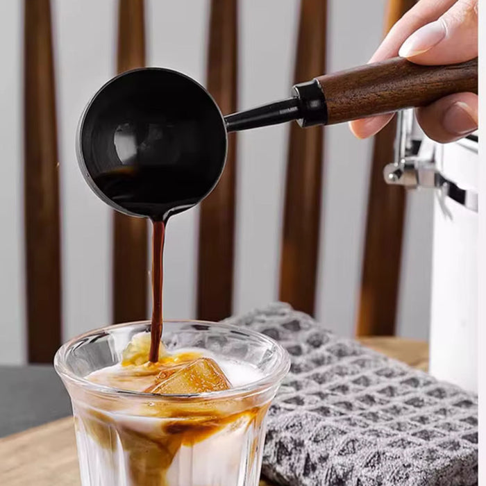 Walnut Handle Coffee Measuring Spoon – Stainless Steel Coffee Bean & Powder Scoop