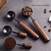 Walnut Handle Coffee Measuring Spoon – Stainless Steel Coffee Bean & Powder Scoop
