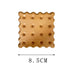 Wooden Biscuit Shaped Coasters – Cookie Design Drink Coasters Set of 4