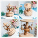 Wooden Carousel Horse Music Box – Rotating Wind-Up Keepsake