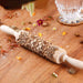 Wooden Embossed Rolling Pin – Deep Engraved Pattern Rolling Pin for Baking & Pastry