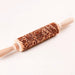 Wooden Embossed Rolling Pin – Deep Engraved Pattern Rolling Pin for Baking & Pastry