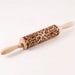 Wooden Embossed Rolling Pin – Deep Engraved Pattern Rolling Pin for Baking & Pastry