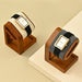Wooden Jewellery Organiser Watch & Bracelet Display Stand with Velvet Cushion