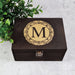 21st Birthday Memory Box I 21st 18th Birthday Gift for Her Him I Wooden Monogram Box With Lock