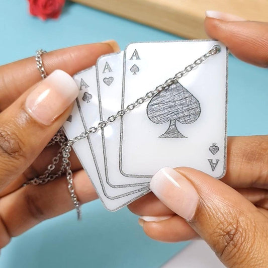 Ace Cards Statement Necklace