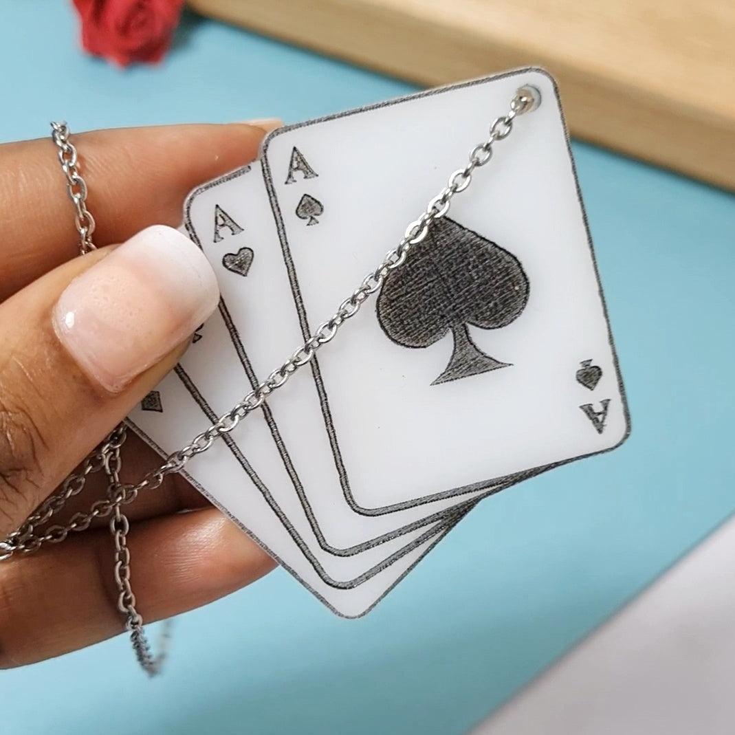 Ace Cards Statement Necklace