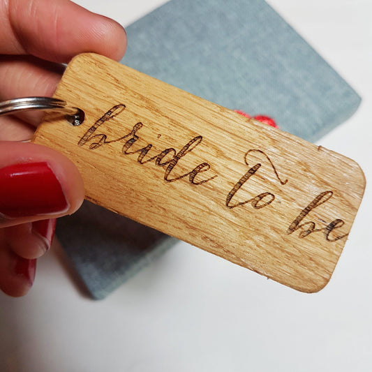 Bride-to-be keyring