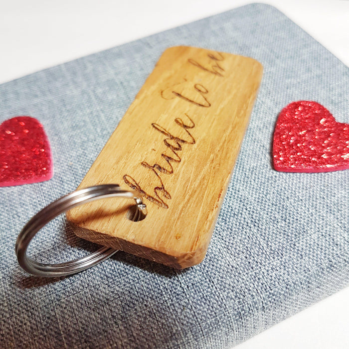 Bride-to-be keyring