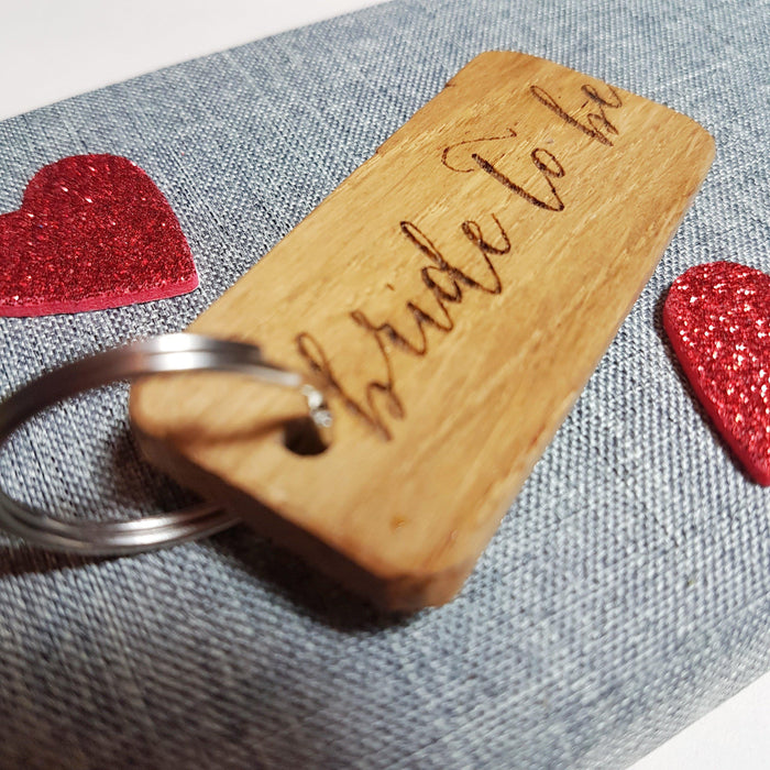Bride-to-be keyring