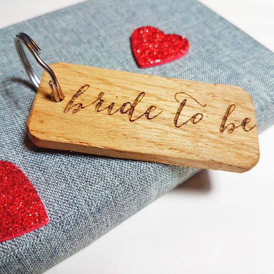 Bride-to-be keyring