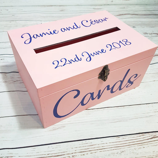 Colourful Wedding Card Box