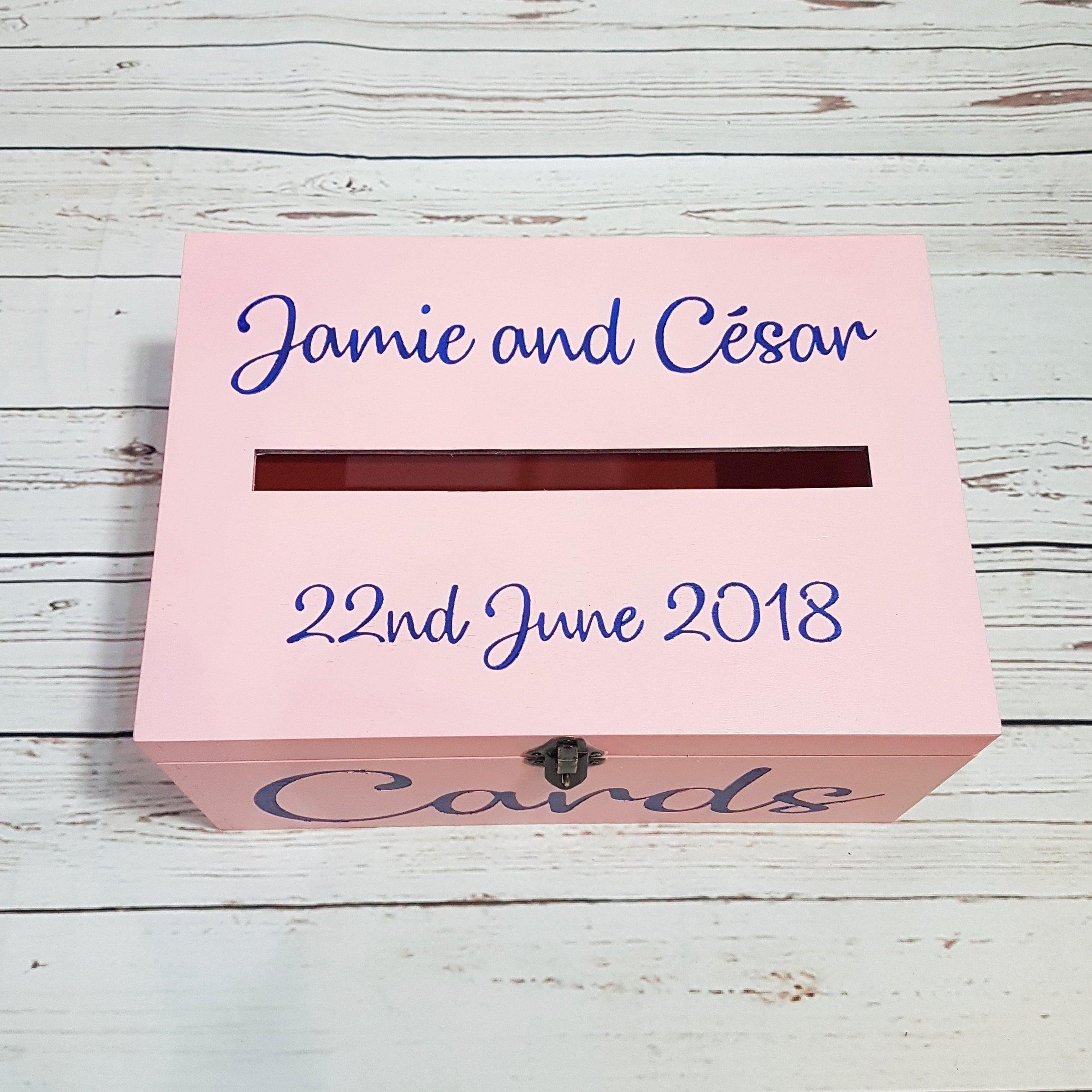 Colourful Wedding Card Box I Make Memento