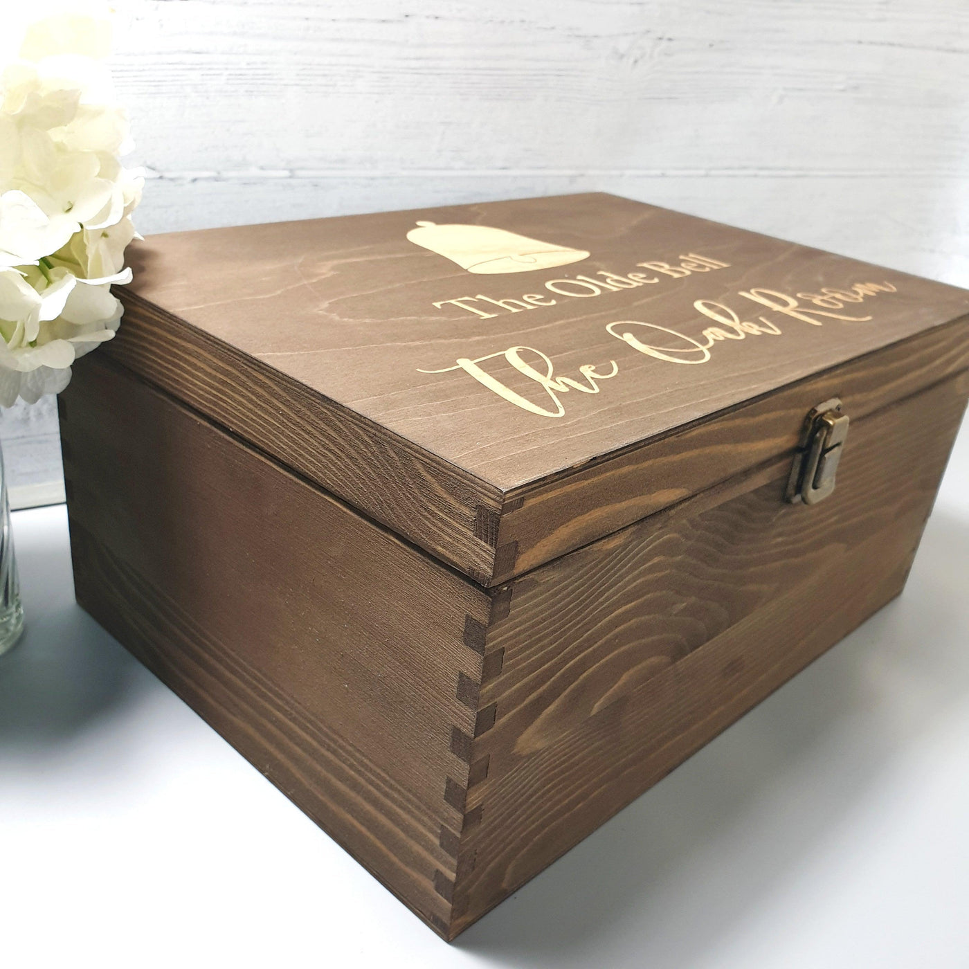 Custom Business Logo Box l Wedding Logo Box I Branded Graphic Wood Box ...
