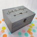 Custom Engraved Wedding Box I Bride Groom Couples Gift