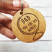 Engraved Dad Keyring - Father's Day Gift