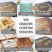 Engraved Family Memory Box I Wooden Photo Papers Large A4 Storage Box - 6 Sizes Small to XLarge