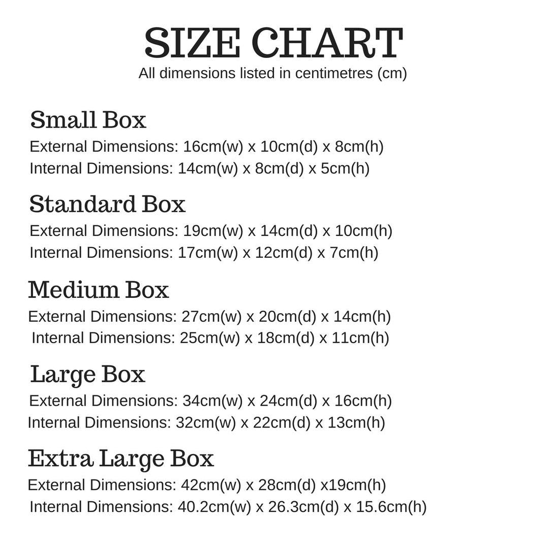 Engraved Family Name Box I Personalised Monogram Gift I Make Memento