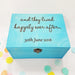 Engraved Wedding Anniversary Box I Wood Fairytale Gift