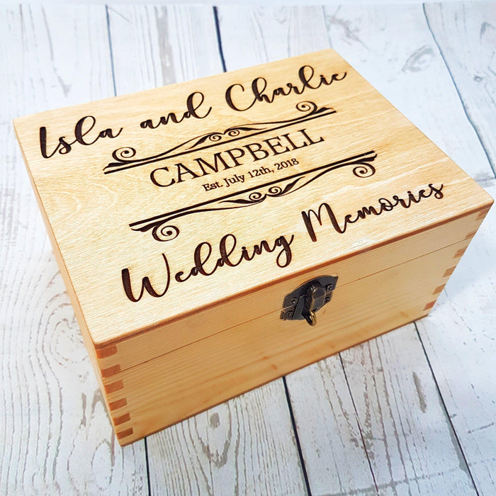 Keepsake Box Wooden Keepsake Box Memory Box Personalized 