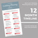 FREE 12-Month Wedding Checklist - Downloadable File