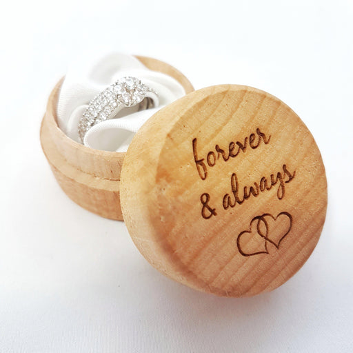 Forever Always Ring Box I 5th Anniversary Gift for Her