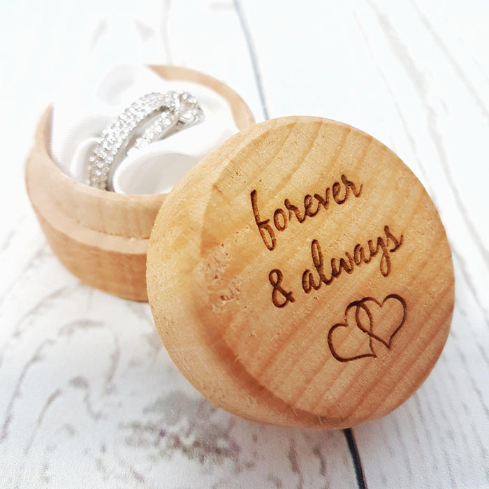 Forever Always Ring Box I 5th Anniversary Gift for Her