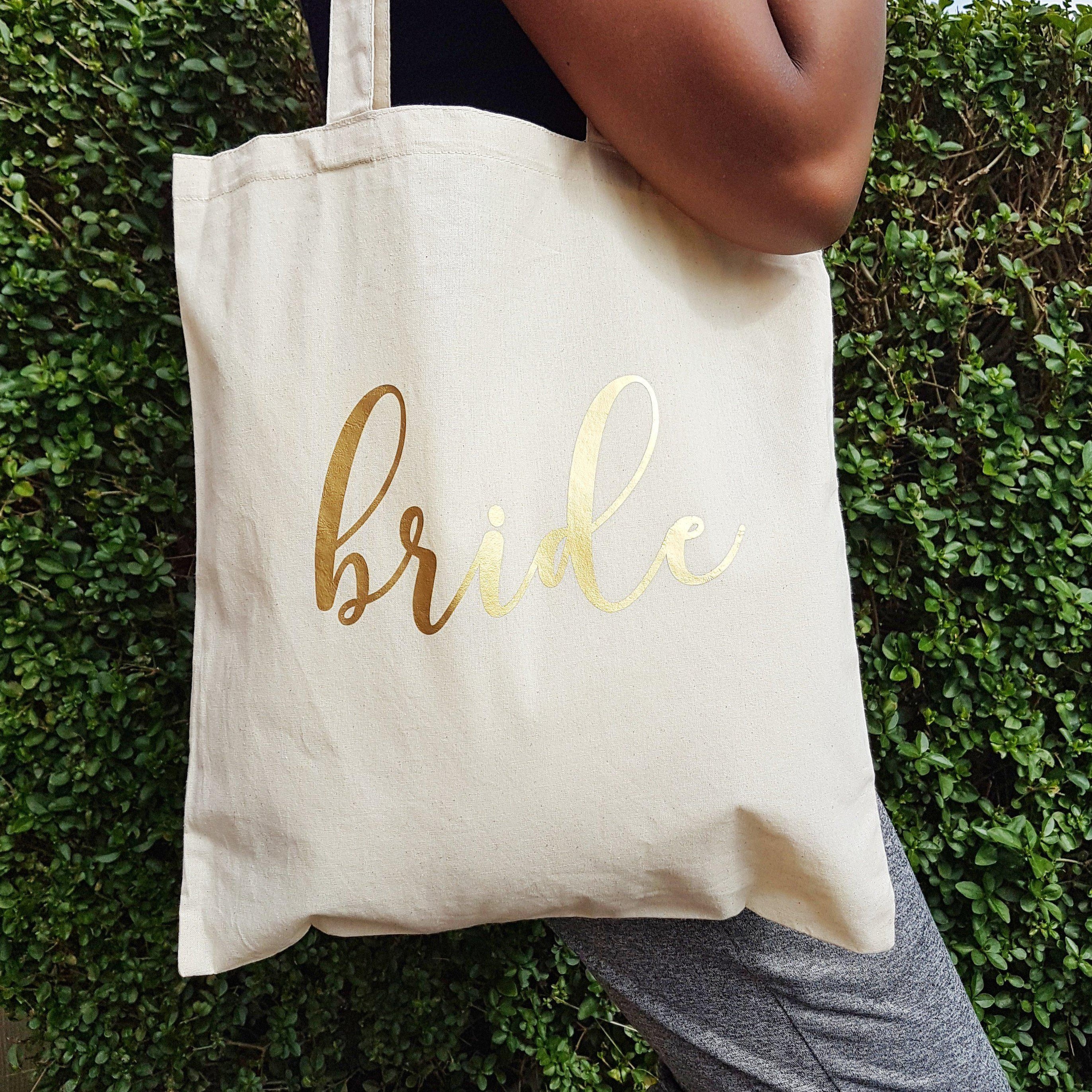 Gold Bride Tote bag — Make Memento