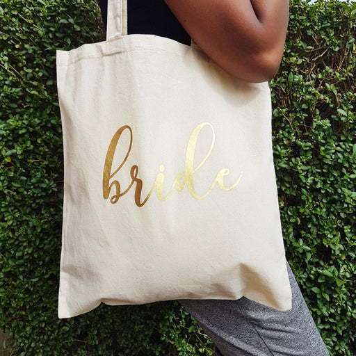 Gold Bride Tote bag